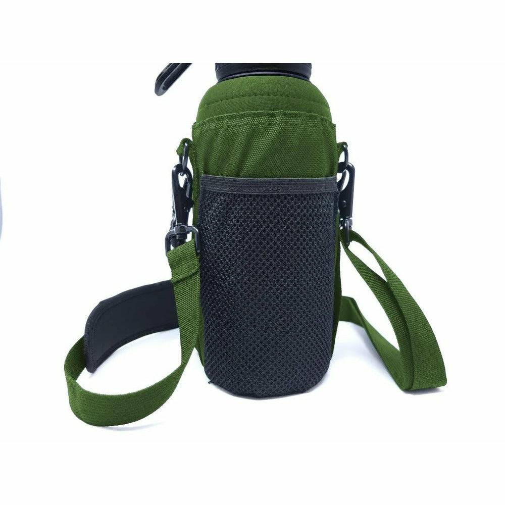 32oz Sleeve/Carrier with Paracord Survival Handle (Green)